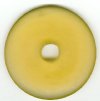 1 56x7mm Matte Lemon Resin Donut 